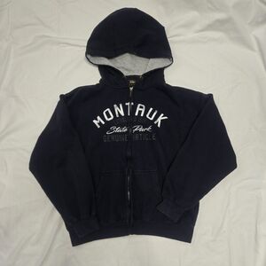 Vintage Y2K Mens Montauk State Park Zip Up Jacket Size L